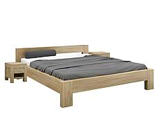 Buková postel Moderno L2 200x200 s nočními stolky