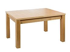 Bukový jídelní stůl KANDO 125 - 205 x 80 cm lakovaný