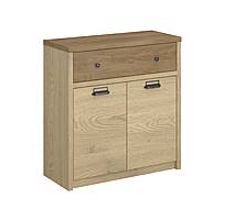 DENZEL komoda 2d1s dub cremona/ dub lefkas