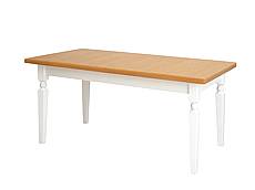 Dubový jídelní rozkládací stůl BANDI 250-350/100 cm lakovaný