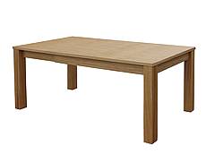 Dubový jídelní rozkládací stůl INSYGNATA 180 - 240 x 90 cm olejovaný