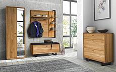 Dubový nábytek do předsíně VILO 1