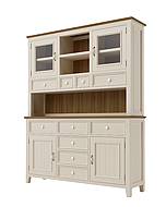 Kredenc LEVANDE R1P z masivu krémová