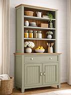 Kredenc LEVANDE SLIM R4P z masivu olivová