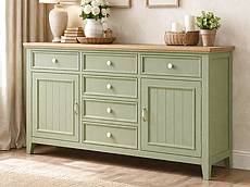 Provensálská komoda LEVANDE SLIM K2P z masivu olivová