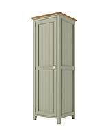 Provensálská skříň LEVANDE W1P s policemi olivová