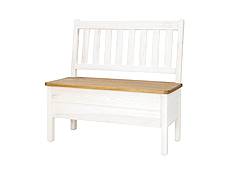 Rustikální jídelní lavice Classic Wood WHITE SIL14A 150 cm