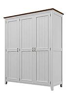 Skříň LEVANDE AIR W3P z masivu: bílá